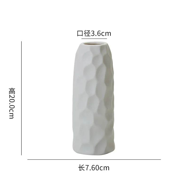 Home High-End Sensory Embryo Flower Vase Interior Decoration Ceramic Vase Artistic Decoration Desktop Flower Vase