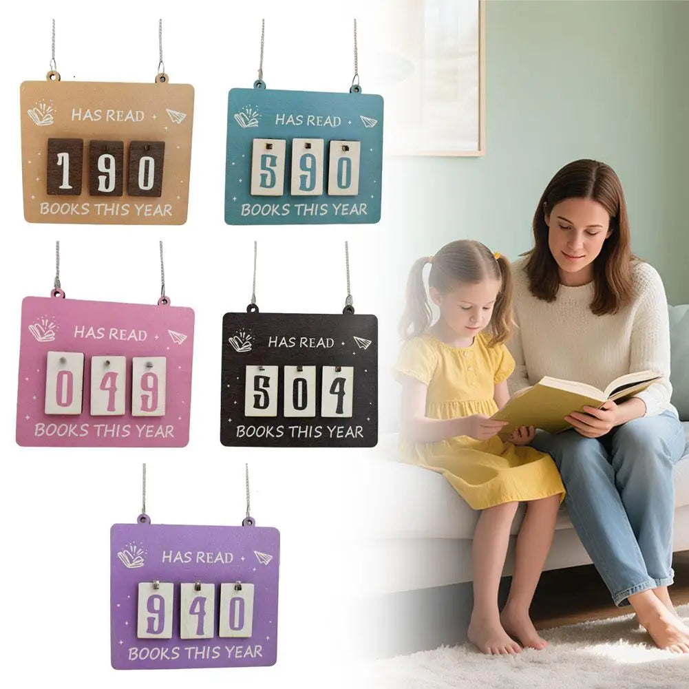 Hanging Bookshelf Decoration Home Festival Decoration Gifts ﻿ Hanging Bookshelf Counter Bookish Decor Reading Record Board