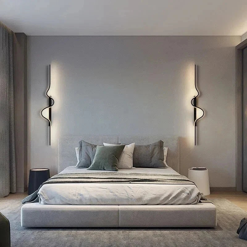 Modern style wall-mounted LED lights, suitable for decorative lighting in living rooms, bedrooms, staircases and corridors.