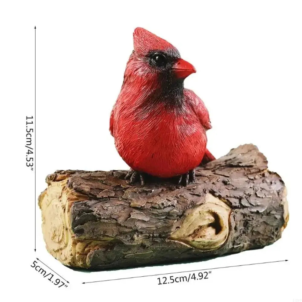 Garden Decor Resin Bird Ornament Figurine Decorative Wall Mount Animal Statue Simulation Miniatures Sculpture Courtyard