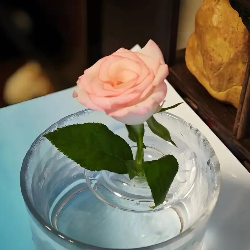 Floating Flower Vase Fresh Flower Hydroponic Vessel Floral Arrangement Artistic Vase Flower Holder Plant Display Home Decor