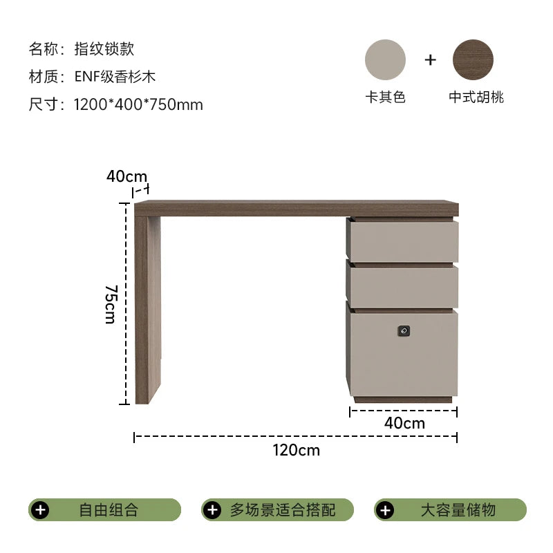 Minimalist Wood Dressing Table Italian Storage Luxury Design Dressing Table Drawers Mirror Mueble Dormitorio Home Furnitures