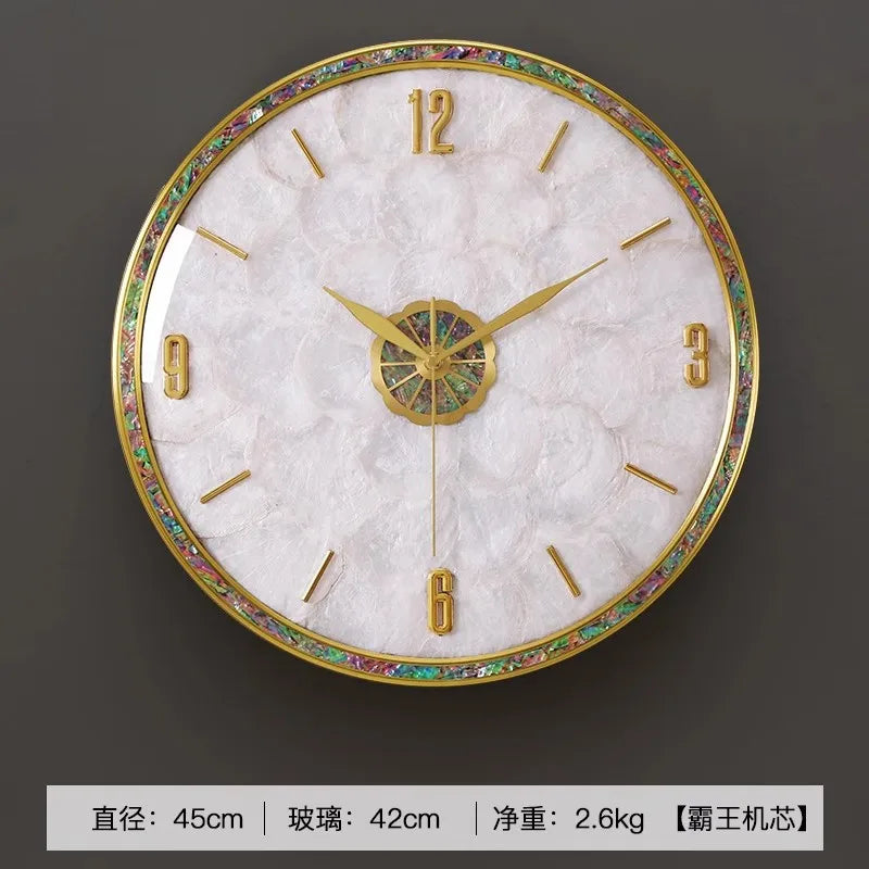 Simple Minimalist Wall Clock Classic Round Mechanical Design Wall Clock Luxury Interior Reloj Pared Decorativo Home Decoration