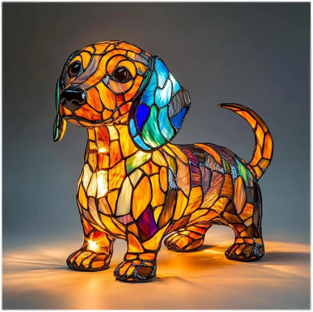 Fun Unique Artistic Cute Dog Shaped Decorative Ornament Small Night Light Modern New Design Atmospheric Lighting