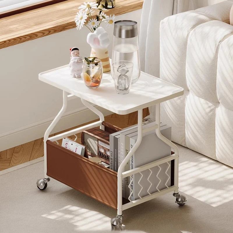 Modern Mobile Side Table Beauty Trendy Exquisite Glamour Coffee Table Luxury Elegant Mesa De Centro Sala Living Room Furniture