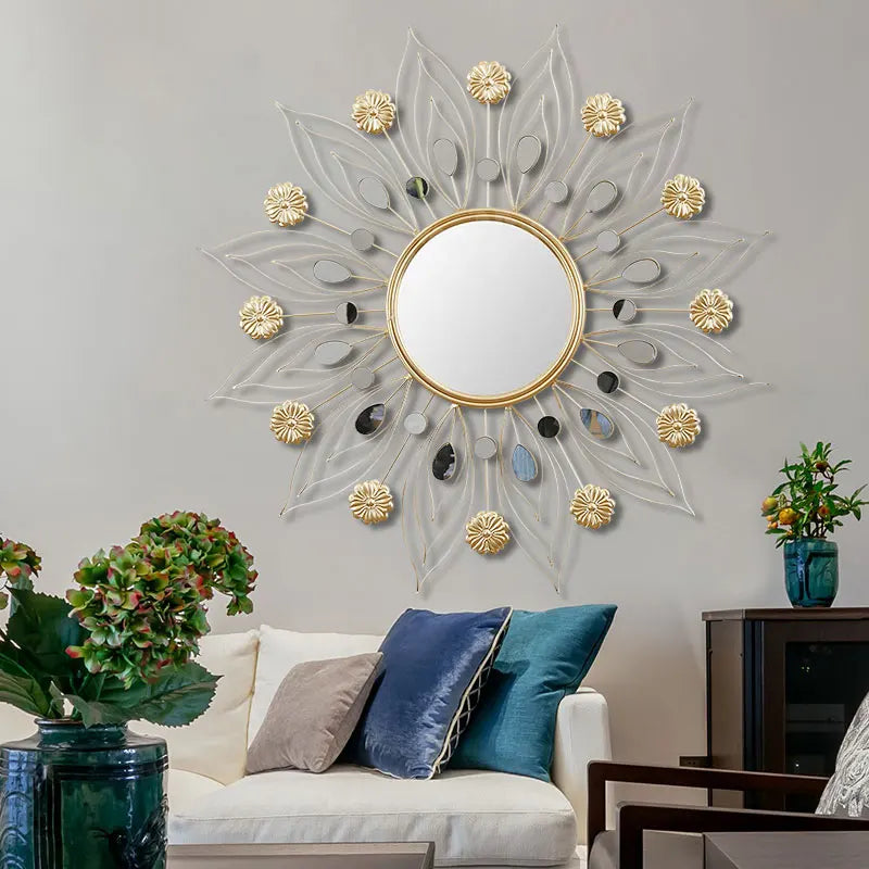 Accent Mirror Decor Customized Glass Decorative Style