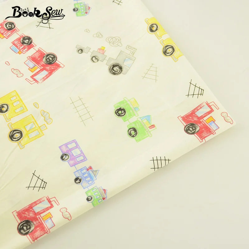 Textile Sewing Cloth Fabrics Pink Printed Cake Ice-Cream Designs Cotton Fabric Quilting Tela Bedding Scrapbooking Decoration