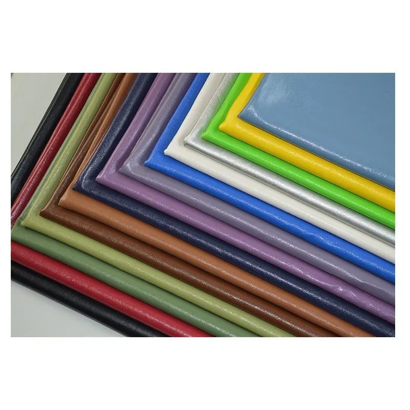 Artificial Leather Fabric Texture Soft Leather Micro Elastic Suit Clothing Designer Wholesale Cloth for Diy Sewing Material