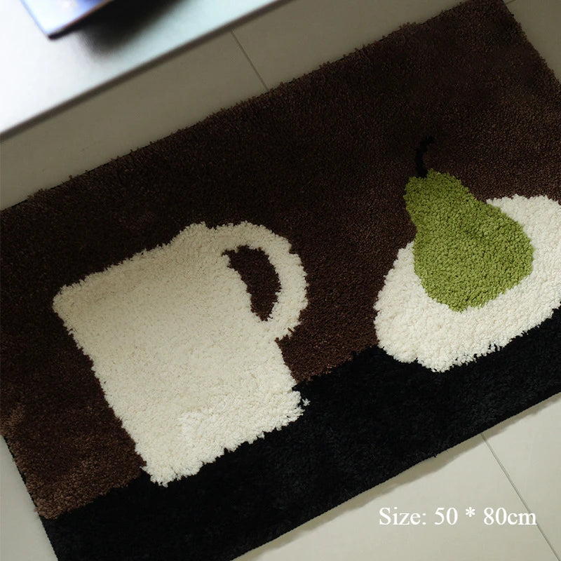 Ins Style Plush Carpet Wear Resistant Easy To Maintain Anti Slip Carpet Household Bedroom