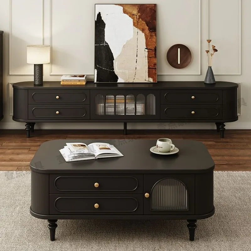 Minimalist Aesthetic Coffee Table Drawers Design Nordic Luxury Coffee Table Living Room Modern Mesa De Centro De Sala Furnitures
