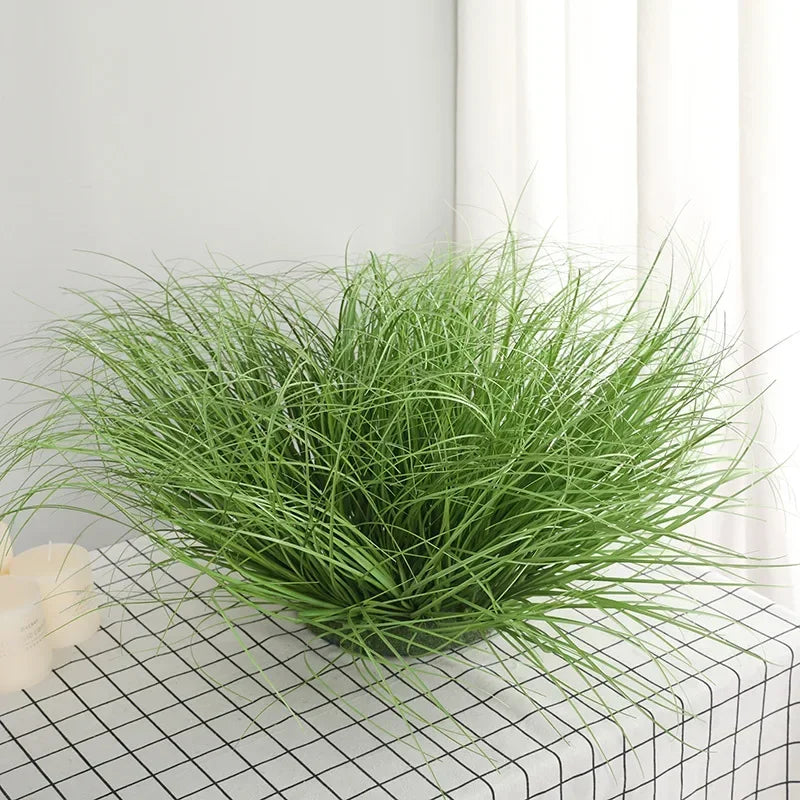 Artificial Grass Home Garden Decoration Fake Plant Miniature Simulation Scene Layout Onion Grass Home Decor  Artificial Plants