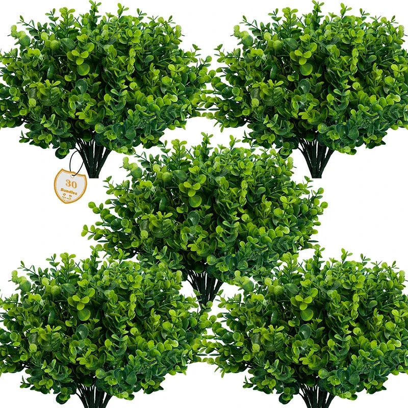Artificial Green Plant Decorative Potted Fake Plant for Garden Decoration Table Setting Leaf And Branch Details