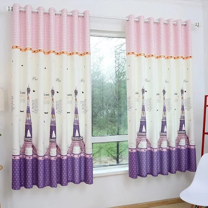 20 models of Modern  full blackout curtains thick short for Living Room Window curtain Bedroom kitchen  short curtain Specials