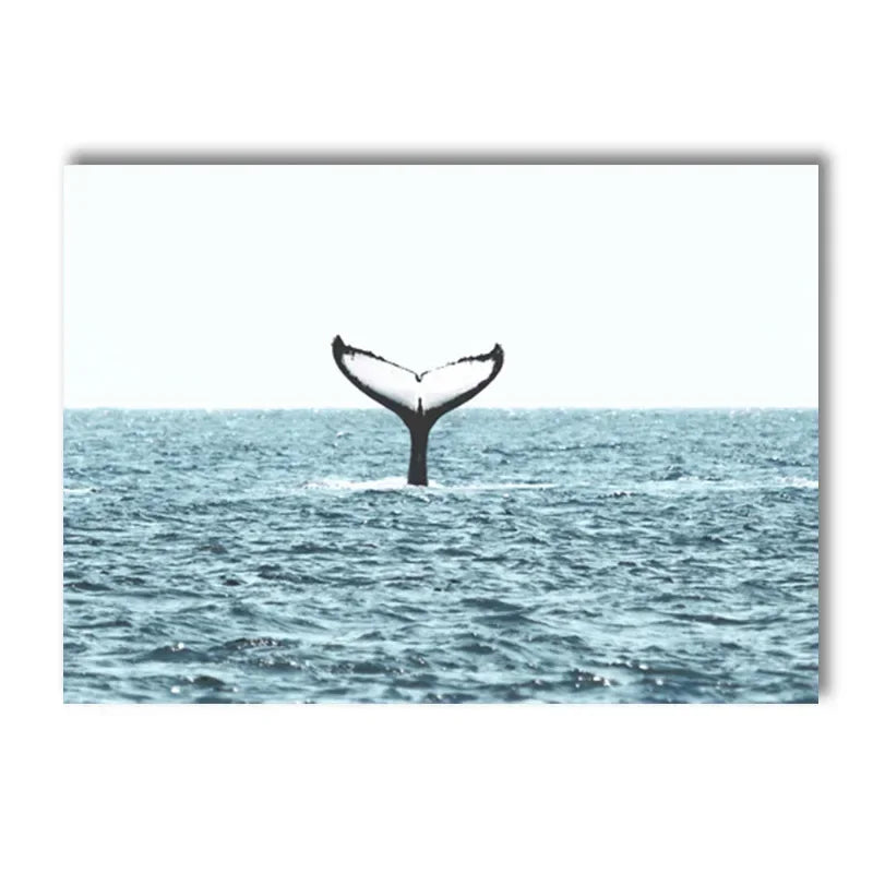 Coastal Seascape Canvas Painting Wall Art Picture Beach Blue Ocean Wave Sea Water Surf Posters And Prints Living Room Home Decor