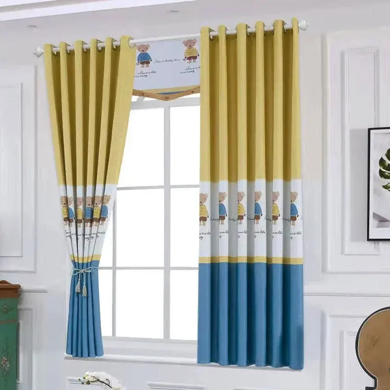 20 models of Modern  full blackout curtains thick short for Living Room Window curtain Bedroom kitchen  short curtain Specials