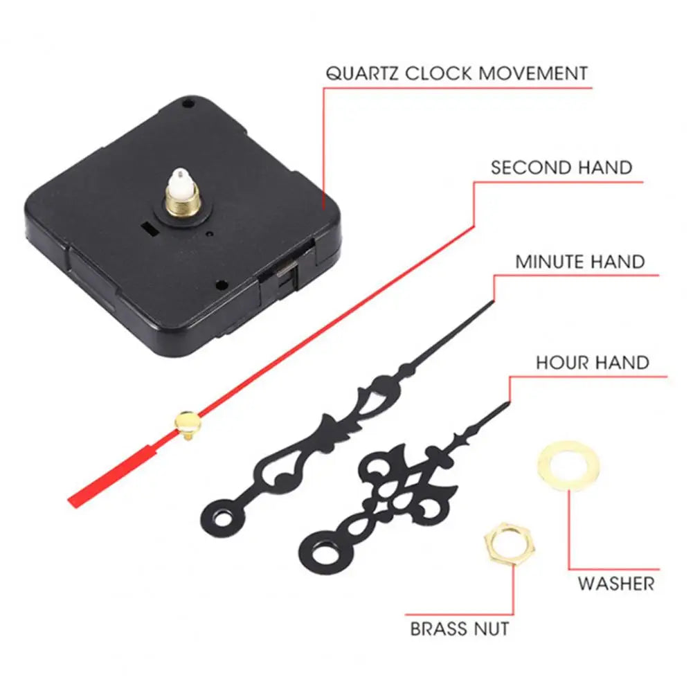 Clock Mechanism Classic Pattern Wall Clock Movement Silent Operation Stylish Quartz Clock Mechanism Movement Home Decorations