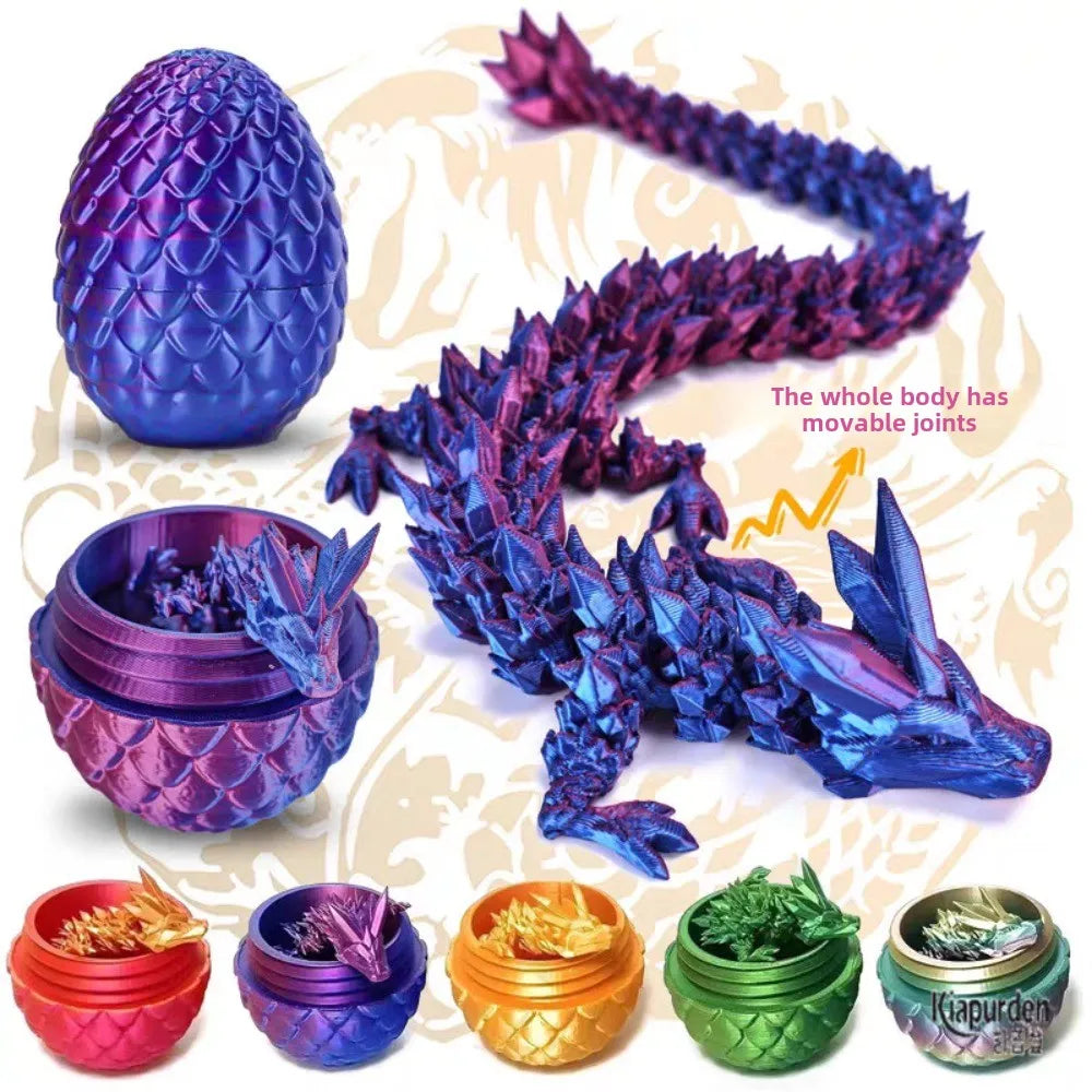 Home Decor Items Make Fun Decoration Accessories for Home and Office Dragon Retro 3D Printed Dragon Egg Funny Gifts Desk Crafts