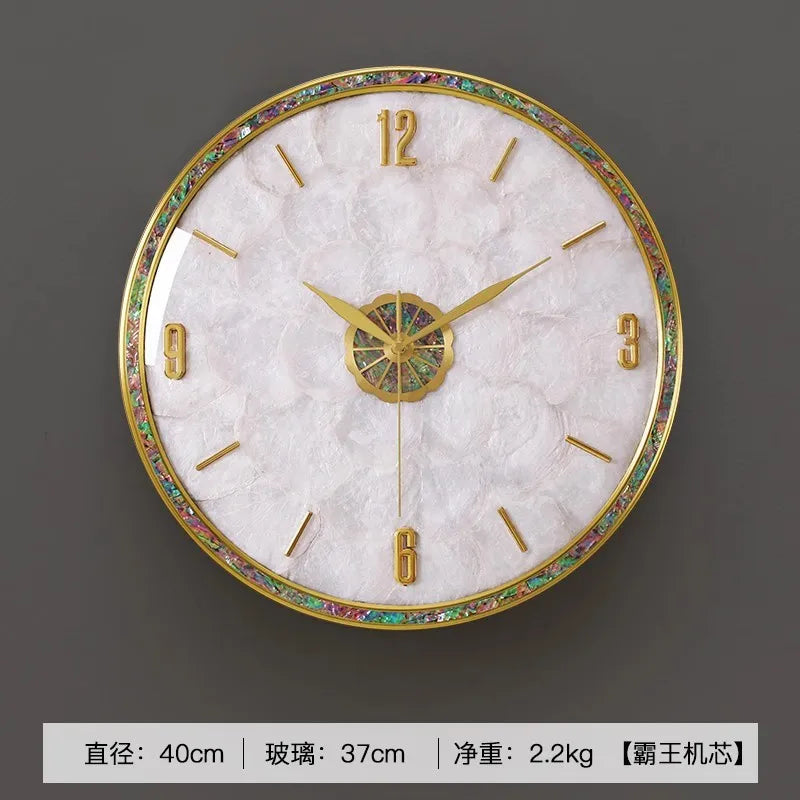 Simple Minimalist Wall Clock Classic Round Mechanical Design Wall Clock Luxury Interior Reloj Pared Decorativo Home Decoration