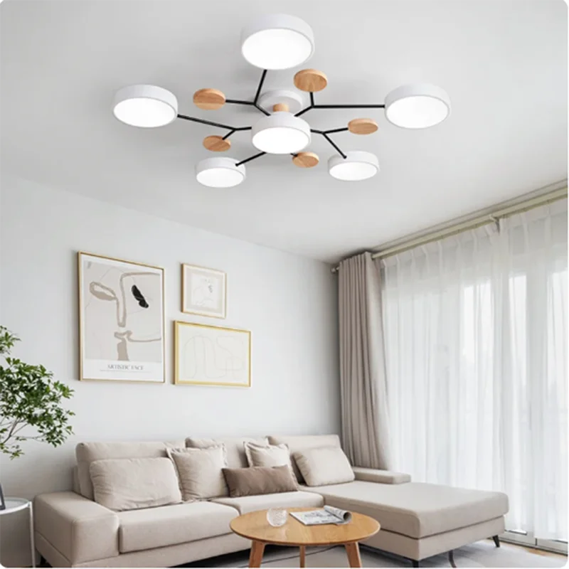 Modern LED Chandelier Lighting for Pendant Lamp Living Room Bedroom Study Home Decoration Indoor Lighting AC220V
