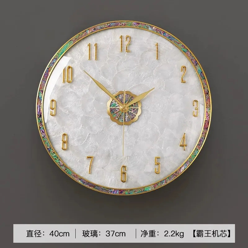 Simple Minimalist Wall Clock Classic Round Mechanical Design Wall Clock Luxury Interior Reloj Pared Decorativo Home Decoration