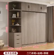 Storage Bedroom Wardrobe Wooden Hanging Organization Design Wardrobe Luxury Modern Ropero Armable De Ropa house Accessories