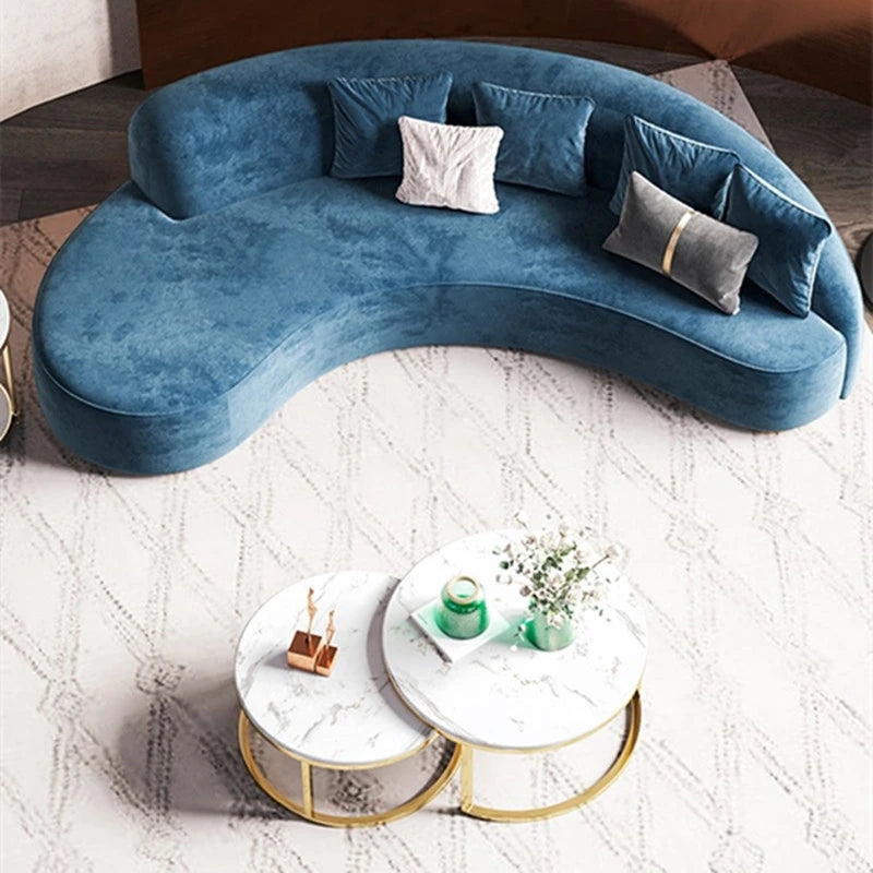 Modern Interior Shop Design Sofa Set Furniture Living Room Modern Luxury Furniture Special-shaped Sofa