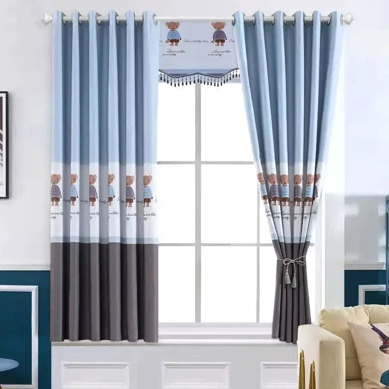 20 models of Modern  full blackout curtains thick short for Living Room Window curtain Bedroom kitchen  short curtain Specials