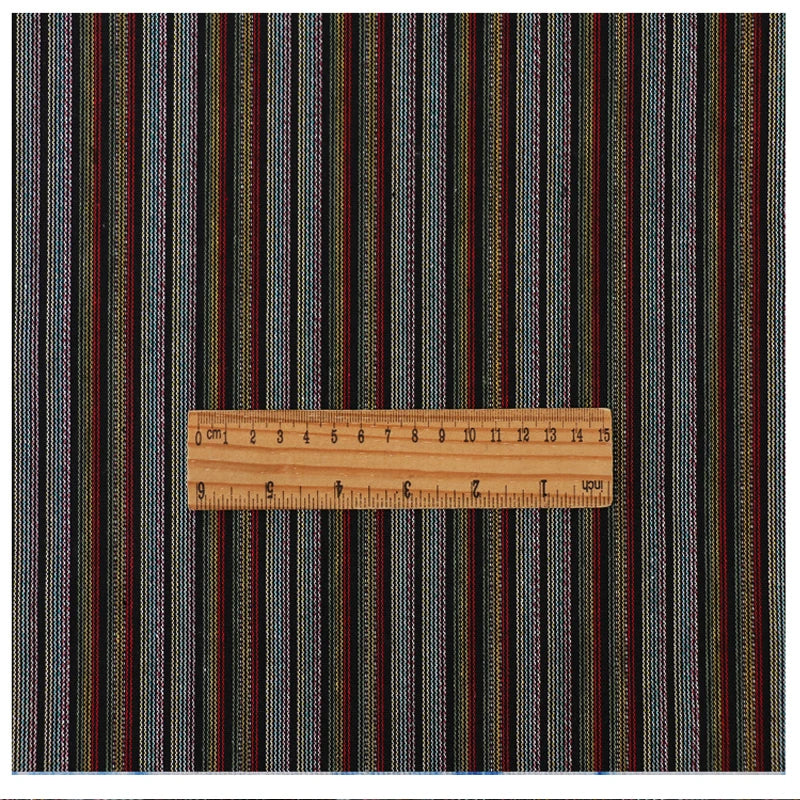 Cotton Yarn Dyed Fabric, Jacquard Striped Artistic Retro Skirt, Coat, Shirt Accessories, Shoes, Hats, Bags, Fabrics