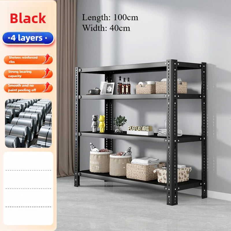 Shelves Home Shelves Living Room Multi-layer Balcony Living Room Kitchen Iron Shelves