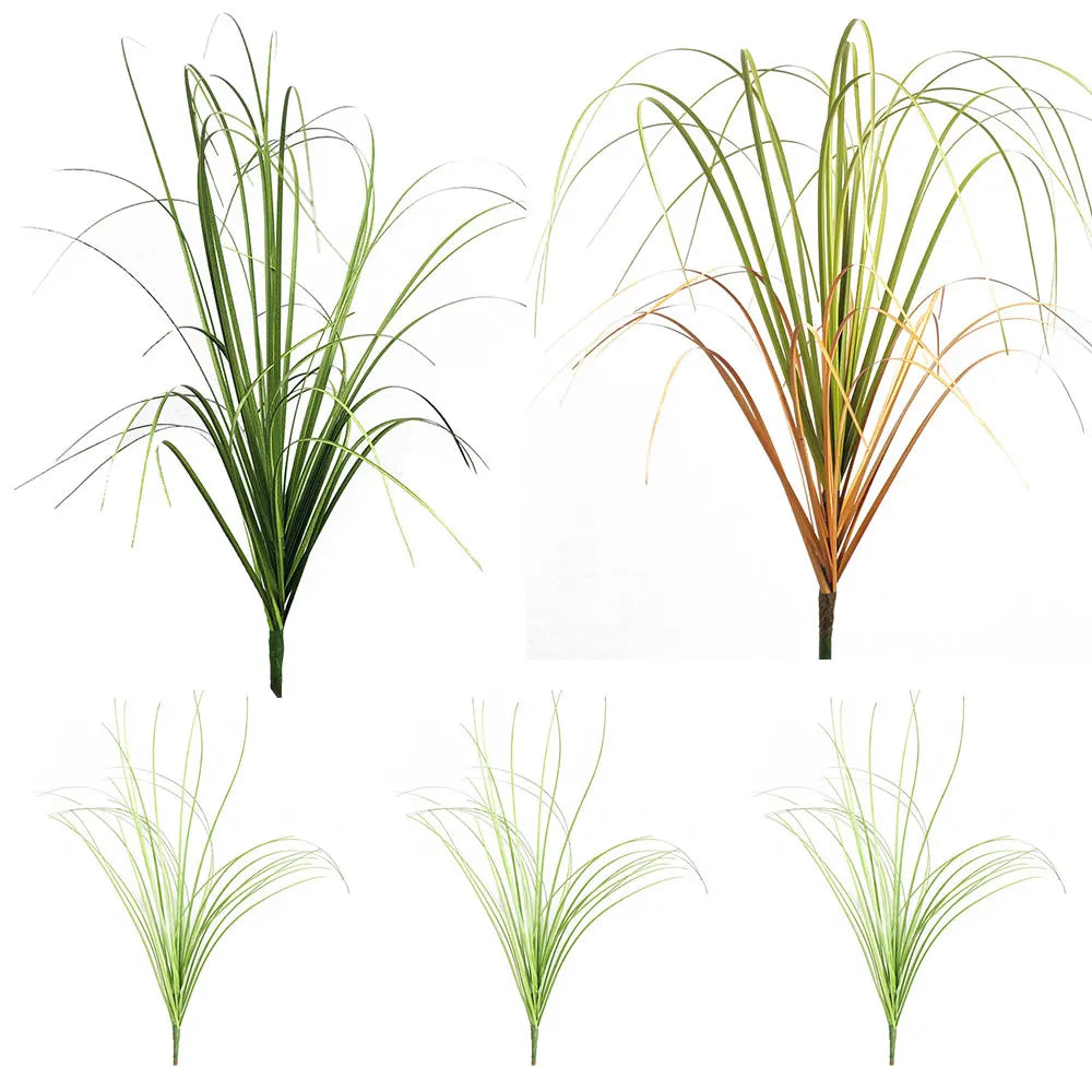 Artificial Plant Fake Greenery Artificials Onion Grass Faux Pampas Tropical Plants Simulation Weed Wheat Grass Garden Home Decor