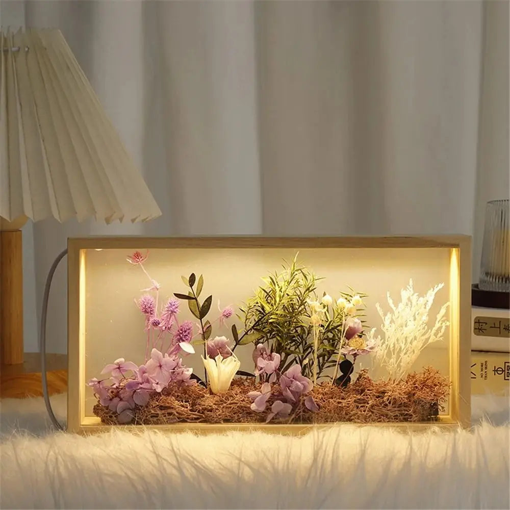 Decorative Creative Shadow Box Frame DIY Empty 3D Picture Frame Handmade Double-Sided Display Doll Display Stand Home Ornament