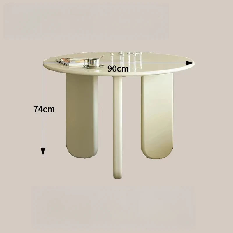 Decorative Tables Living Room Restaurants Kitchen Dining Table Modern Coffee Work Round Complete People Muebles High Quality