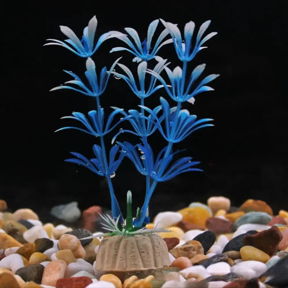 Artificial Aquarium Decor Plants Water Weeds Ornament Plastic Aquatic Plant Fish Tank Decorate Aquarium Accesories