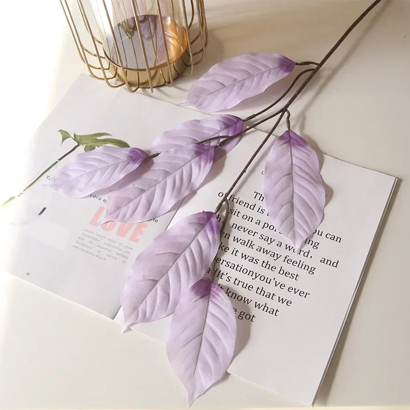 Artificial Plants Italian Ruscus Greenery Stems Spring Faux Shrub Bushes Green Leaves for Wedding Arch Bouquet Home Decor