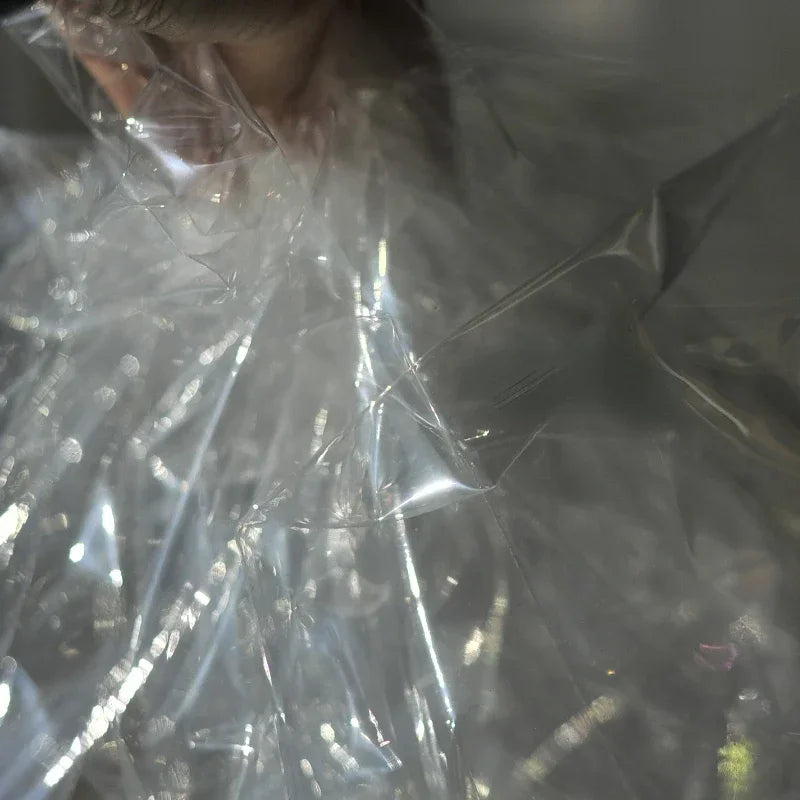 Transparent TPU Fabric for Clothing Creative Bag Waterproof Film Wholesale Cloth Diy Sewing By the Meter Material