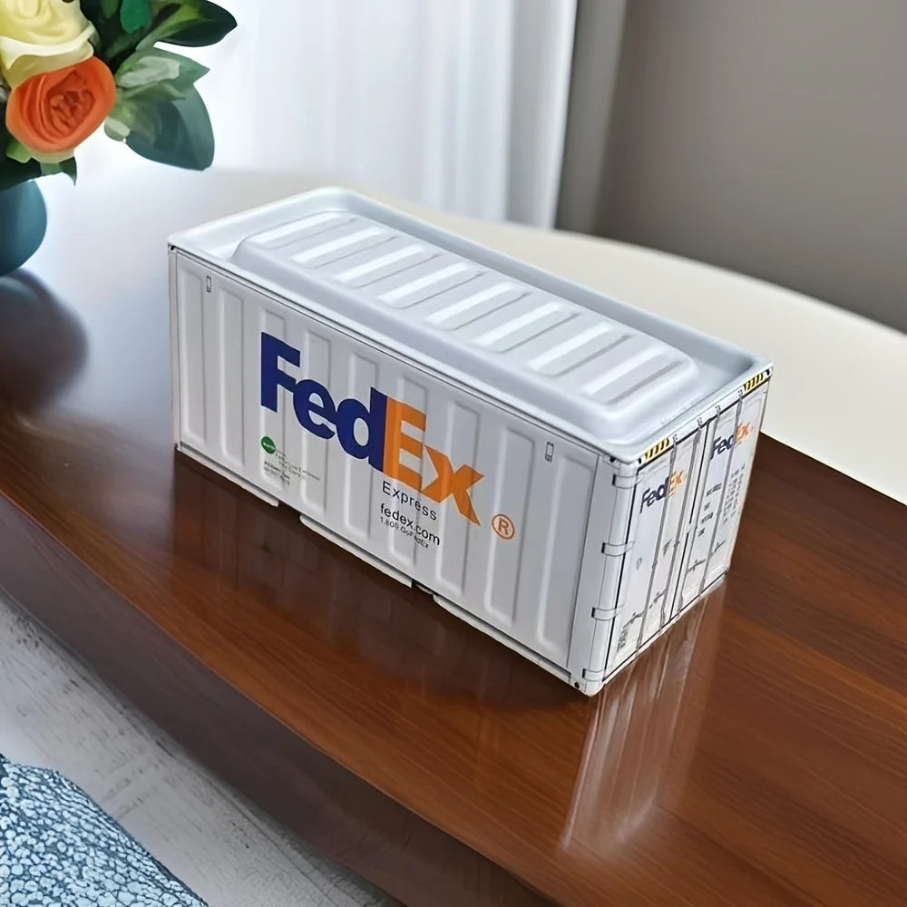 Industrial metal storage box, creative home collection model, container decoration purpose, suitable for household containers