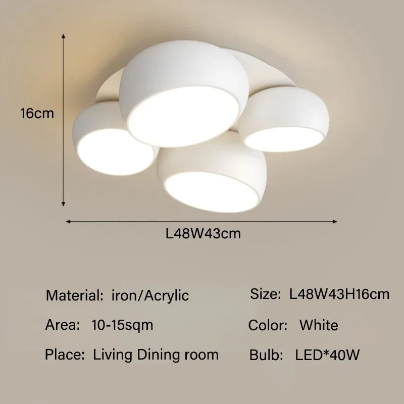 New style, simple, modern and elegant living room main light, office lighting, bedroom minimalist ceiling light