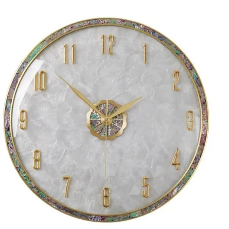 Simple Minimalist Wall Clock Classic Round Mechanical Design Wall Clock Luxury Interior Reloj Pared Decorativo Home Decoration