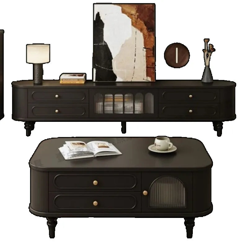 Minimalist Aesthetic Coffee Table Drawers Design Nordic Luxury Coffee Table Living Room Modern Mesa De Centro De Sala Furnitures