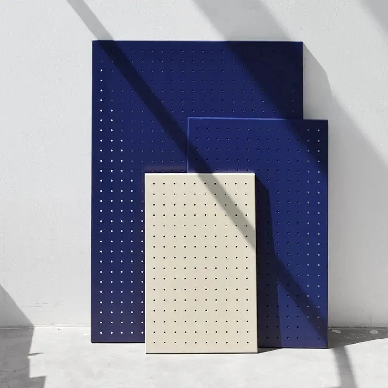 Pegboard Storage Rack Desktop Organizer Ins Style Storage Wall Entryway Distribution Box Cover Decorative Message Board