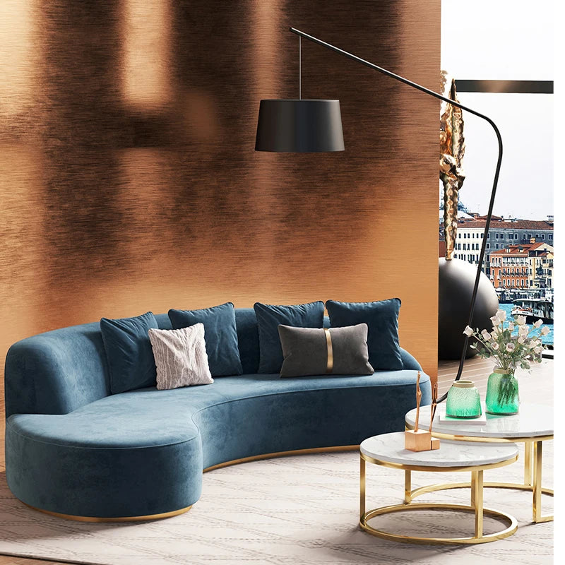 Modern Interior Shop Design Sofa Set Furniture Living Room Modern Luxury Furniture Special-shaped Sofa