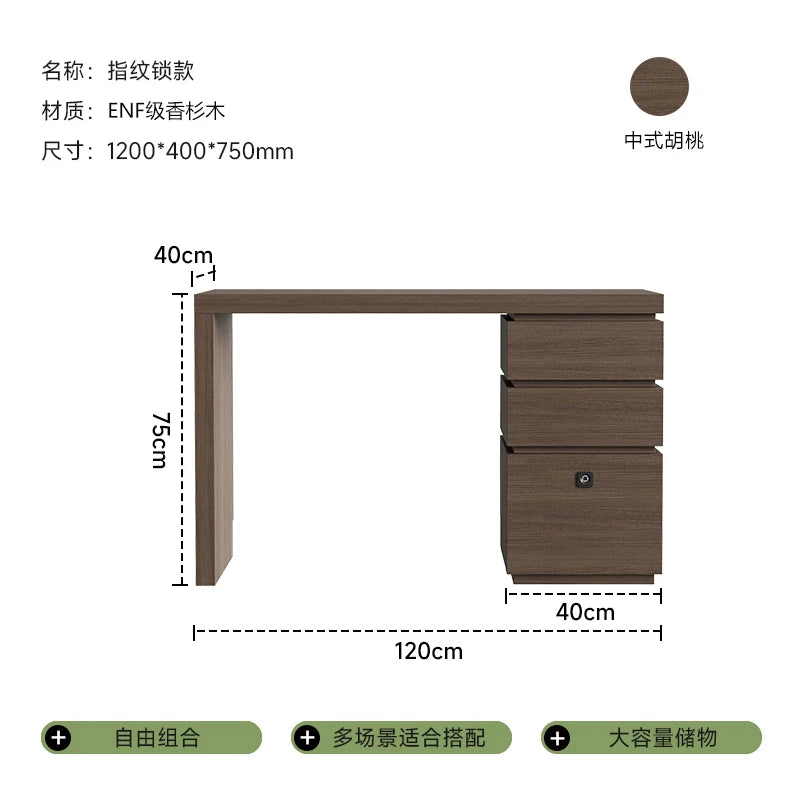 Minimalist Wood Dressing Table Italian Storage Luxury Design Dressing Table Drawers Mirror Mueble Dormitorio Home Furnitures