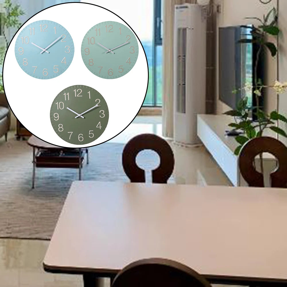 Indoor Decor 12INCH Creative Fashion Clock Artistic Home Decor Clock Clock 3D Effect Clock Artistic Flair Accent