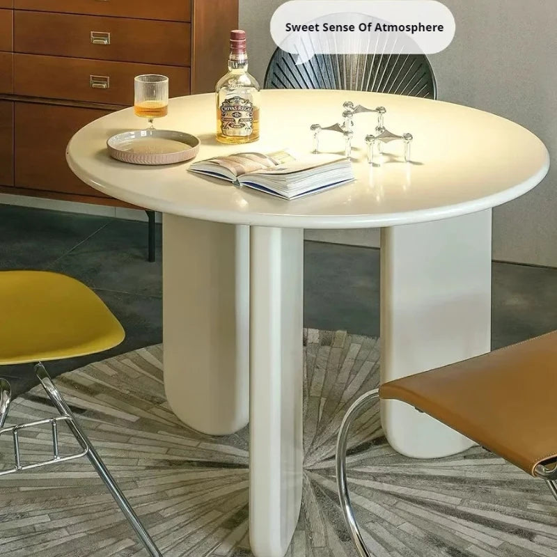 Decorative Tables Living Room Restaurants Kitchen Dining Table Modern Coffee Work Round Complete People Muebles High Quality