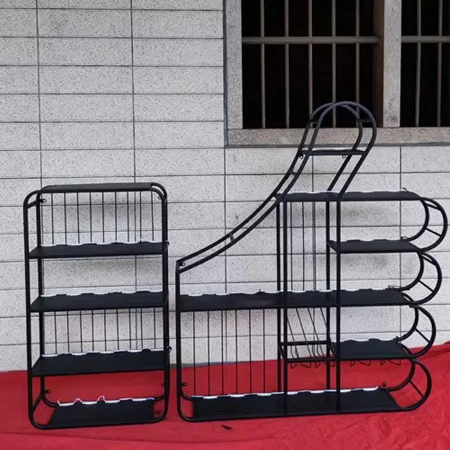 Industrial Bar Cabinet Living Room Patio Narrow Small Modern Vertical Art Nordic Wine Rack European Gabinet Corner Furniture