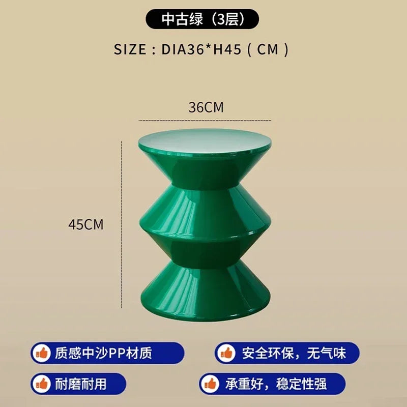 Minimalist Design Plastic Stools Nordic Bedroom Comfortable Vanity Stools Luxury Modern Home Furniture Cosmetische Kruk