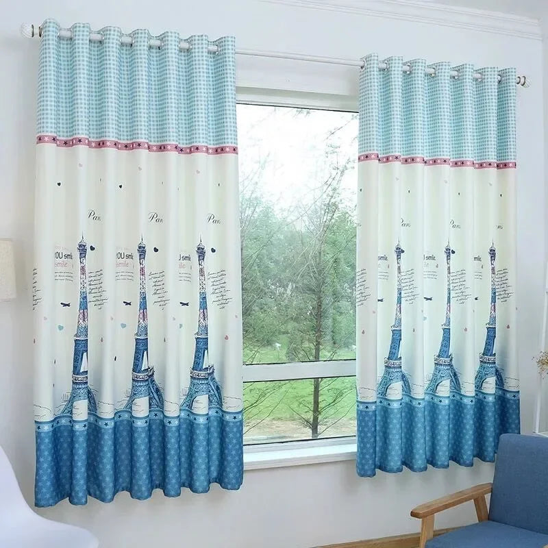 20 models of Modern  full blackout curtains thick short for Living Room Window curtain Bedroom kitchen  short curtain Specials