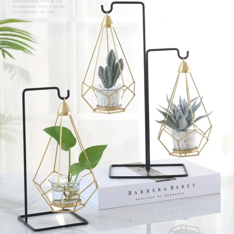 Creative Home Decoration Crafts Imitation Potted Plant Basket Nordic Furnishing Ornaments Art Livingroom Bedroom Hotel Decor