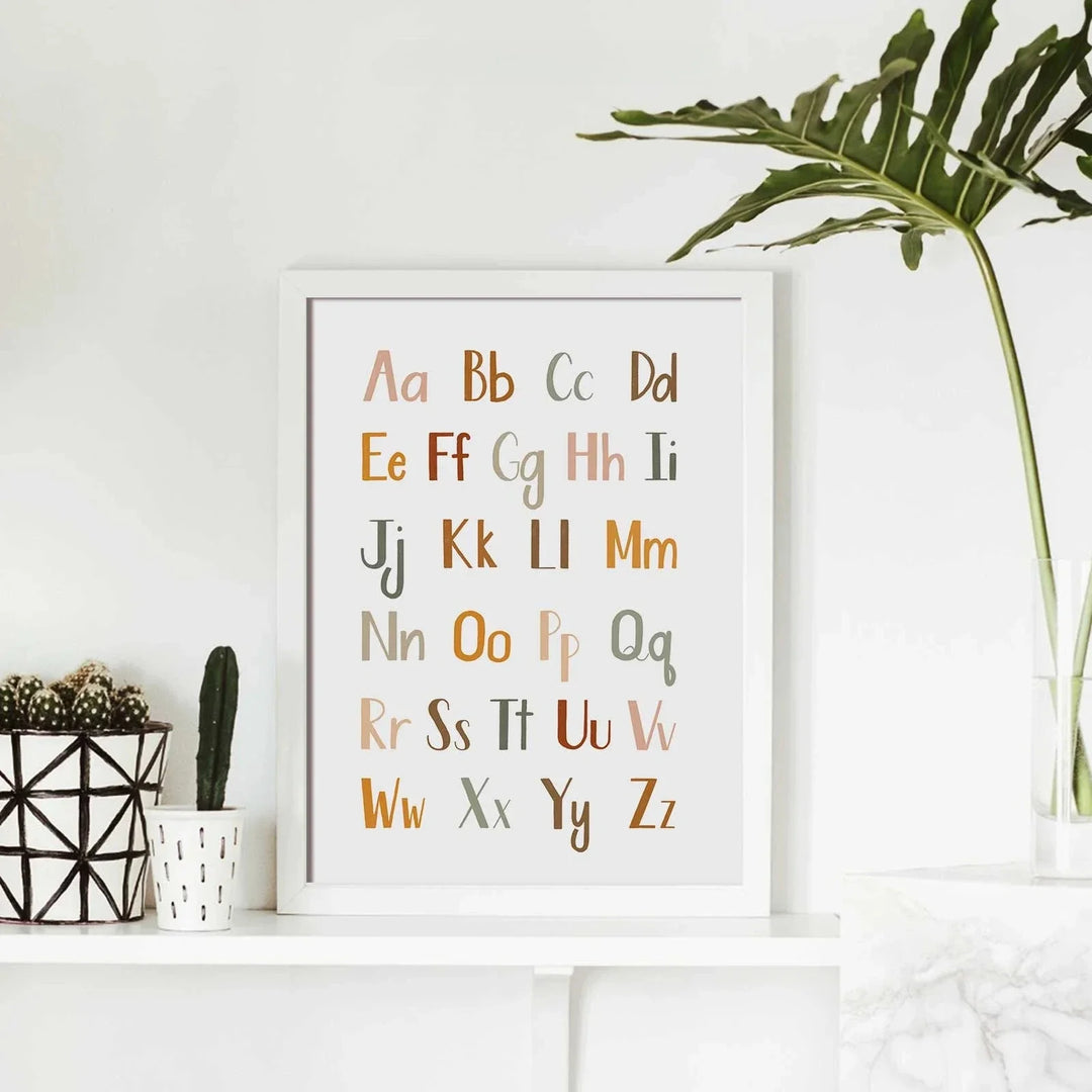 Bohemian Children's Decor Simple Colourful Fun Girls Room Illustration Kid Room Decor Playroom Decor Home Living Room Decorat