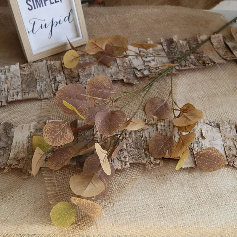 Artificial Plants Italian Ruscus Greenery Stems Spring Faux Shrub Bushes Green Leaves for Wedding Arch Bouquet Home Decor